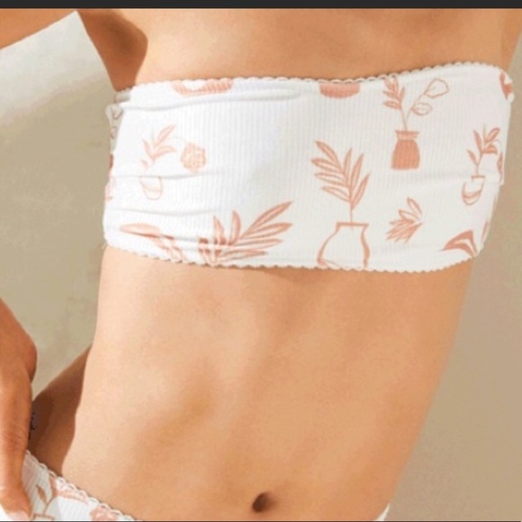 Anthropologie Zulu Zephr Villa Bikini top new - Picture 1 of 7